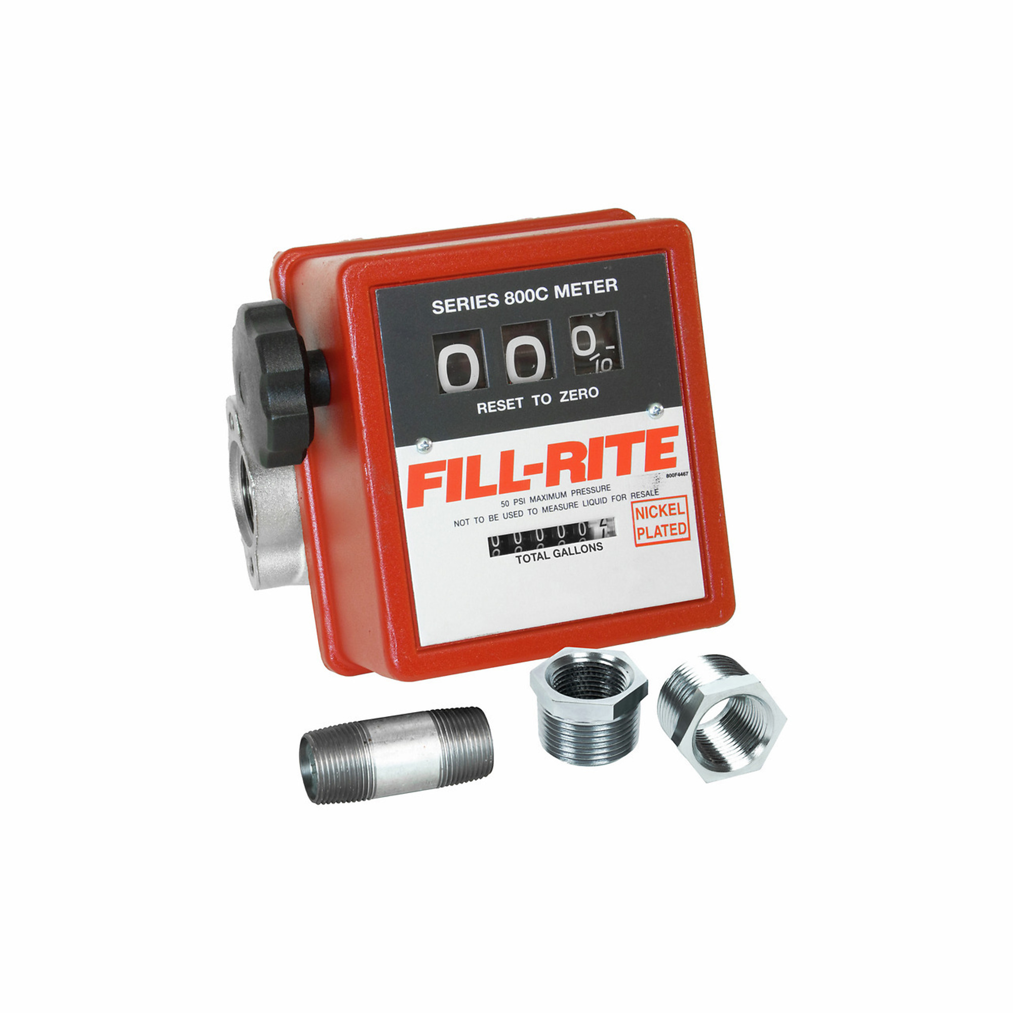 Fill-Rite, 5-20 GPM 3-Digit Mechanical Meter, Model# 807CN1